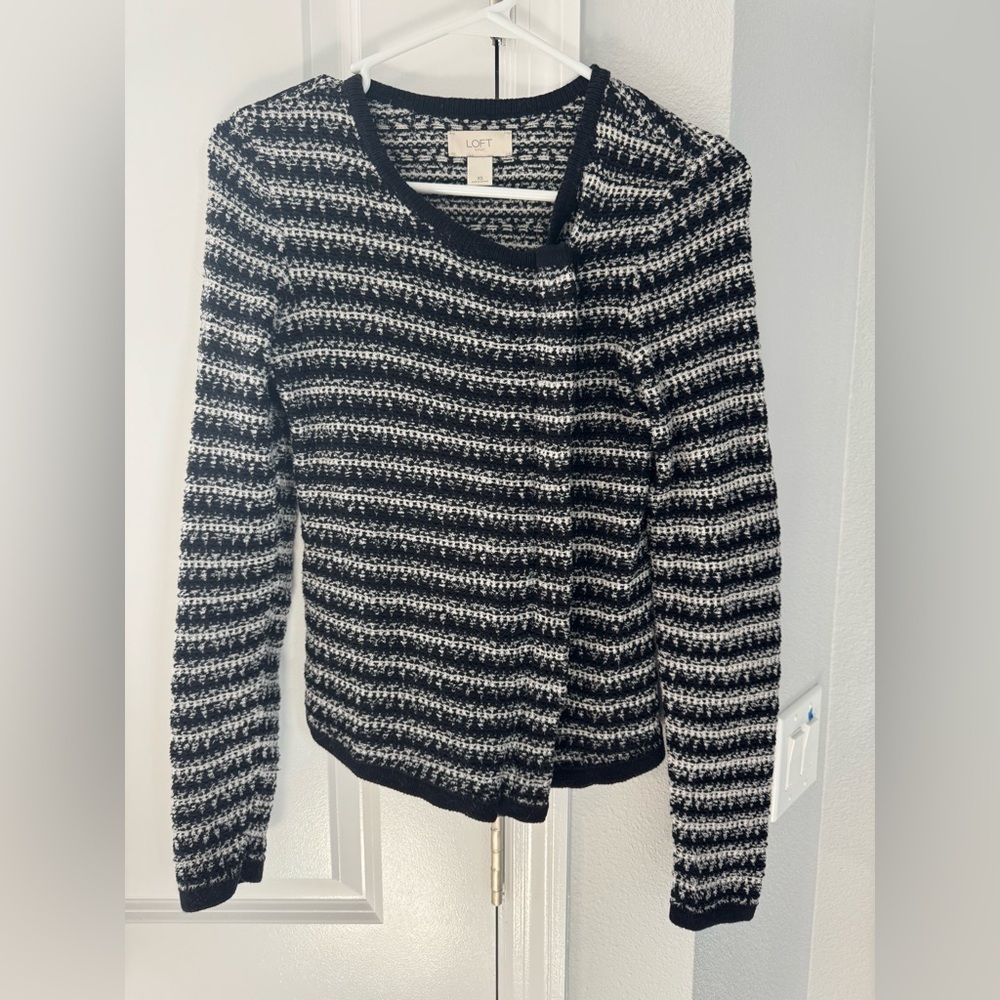 LOFT Zip Sweater Cardigan